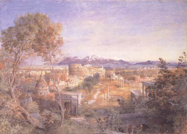Samuel Palmer A View of Ancient Rome Norge oil painting art